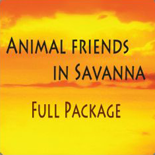 Animal friends in Savanna ver. Full package