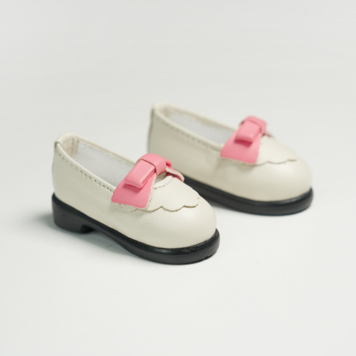 Pink Ribbon Shoes (Cream)-for Lime